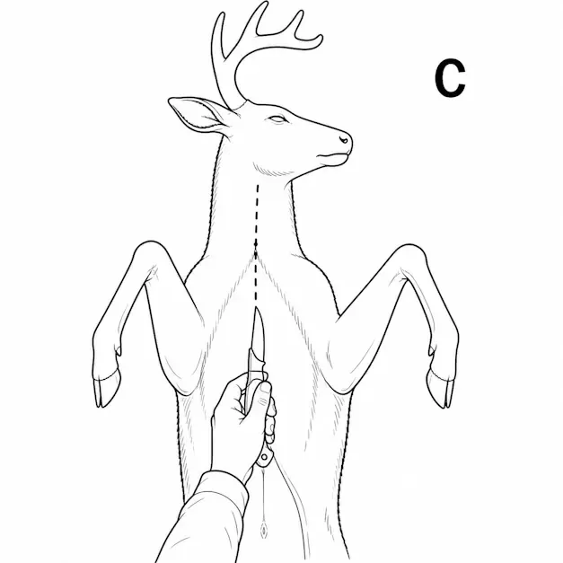 Figure C — field dressing illustration