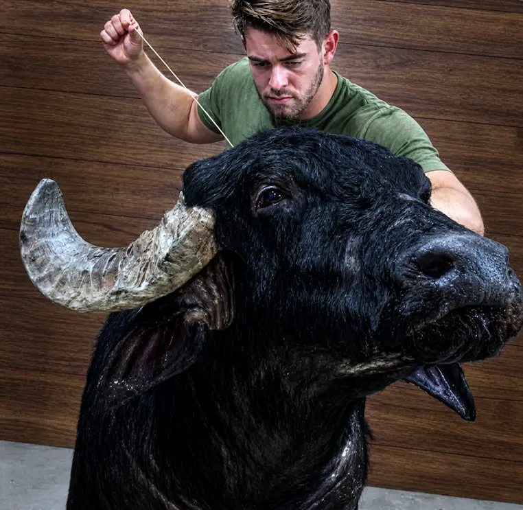 John Louw, owner of The Hunter’s Taxidermy